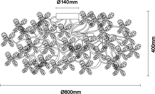 CATALEYA Deckenlüster aus Kristall 800 - V20023 4