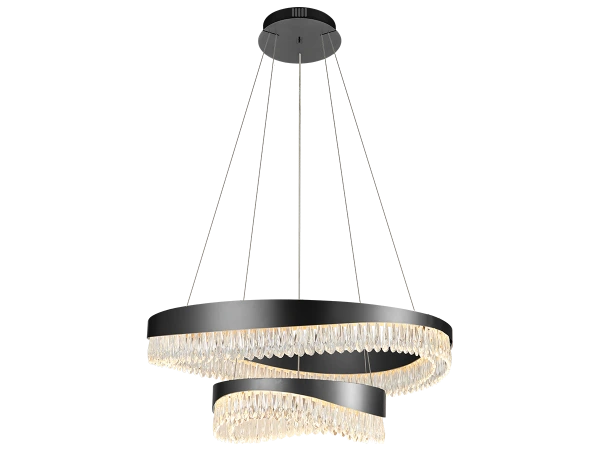 AURORA hängender Kristallkronleuchter 800+450 - V30078 6