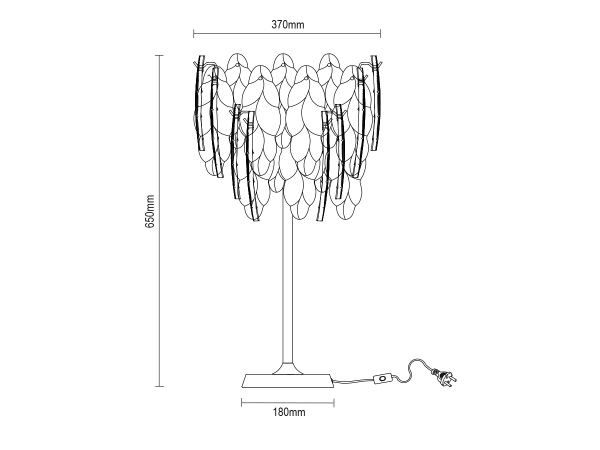 CHOREO Tischleuchte 650 - V20120 8