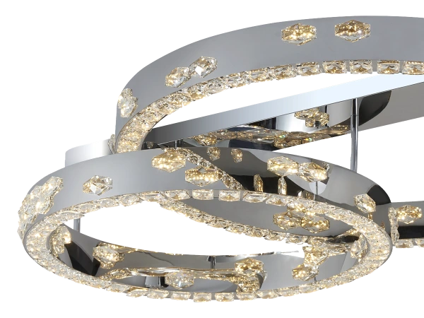 CLARIS Deckenlüster aus Kristall 800+600 - V30009 8