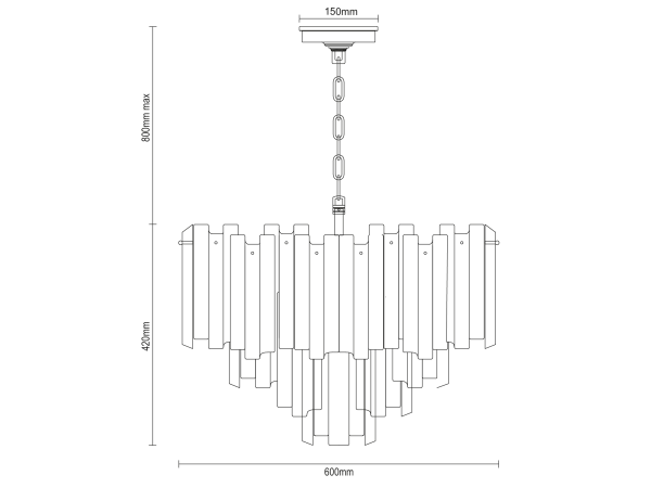 CONGELATO Hängeleuchte 600 – V20132 6