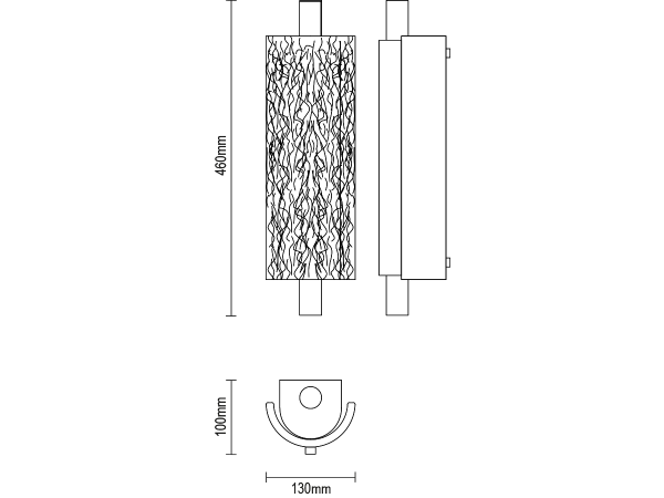 CORTEZA Wandleuchte - V30036 5