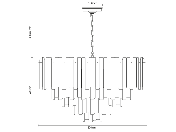 CONGELATO Hängeleuchte 800 – V20133 8