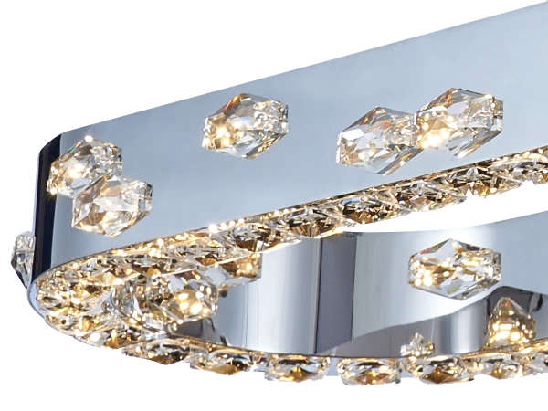 CLARIS hängender Kristallkronleuchter 1100x320 - V30003 6