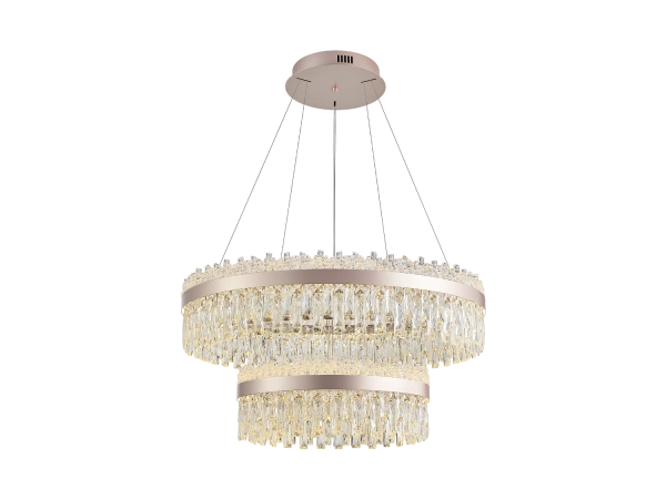ROCOCO Kristall-Hängeleuchter 800+500 – V30104 3