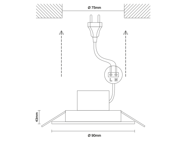 LINIA Deckenleuchte - 10017 5