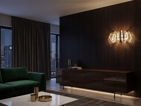 PIKASO Wand-Kronleuchter aus Kristall - V30025 6