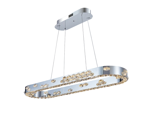 CLARIS hängender Kristallkronleuchter 1100x320 - V30003 3