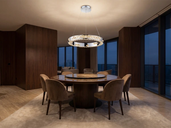 CLARIS hängende Kristallkronleuchter 600 - V30004 2