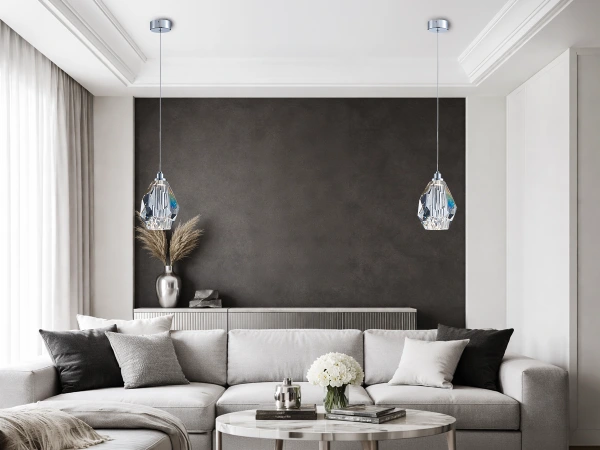 DIAMOR CLEAR Kristall-Hängelampe - V30051 2