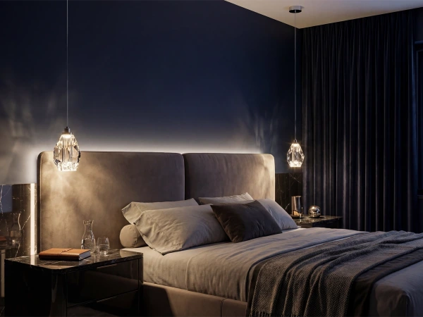 DIAMOR CLEAR Kristall-Hängelampe - V30051 1