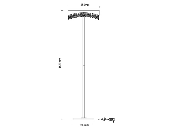 AURORA Kristall-Stehleuchte 1550 - V30084 8