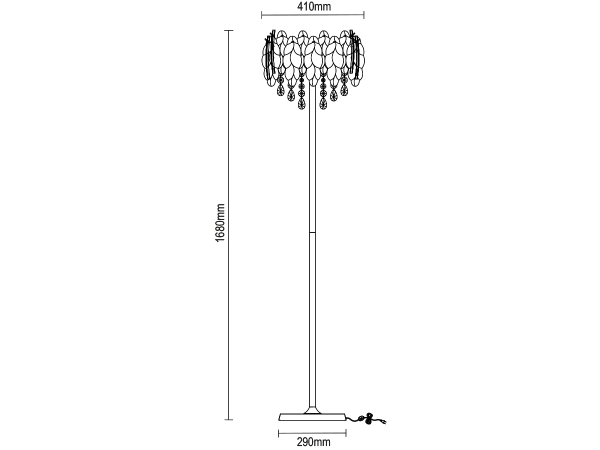 GURU Kristall-Stehleuchte 1680 - V20106 7
