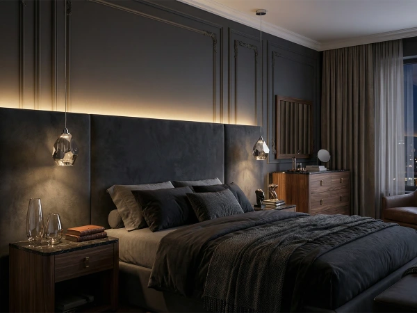 DIAMOR SMOKE Kristall-Hängelampe - V30053 3