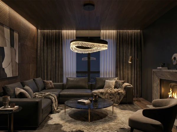 AURORA hängende Kristallkronleuchter 600 - V30076 3